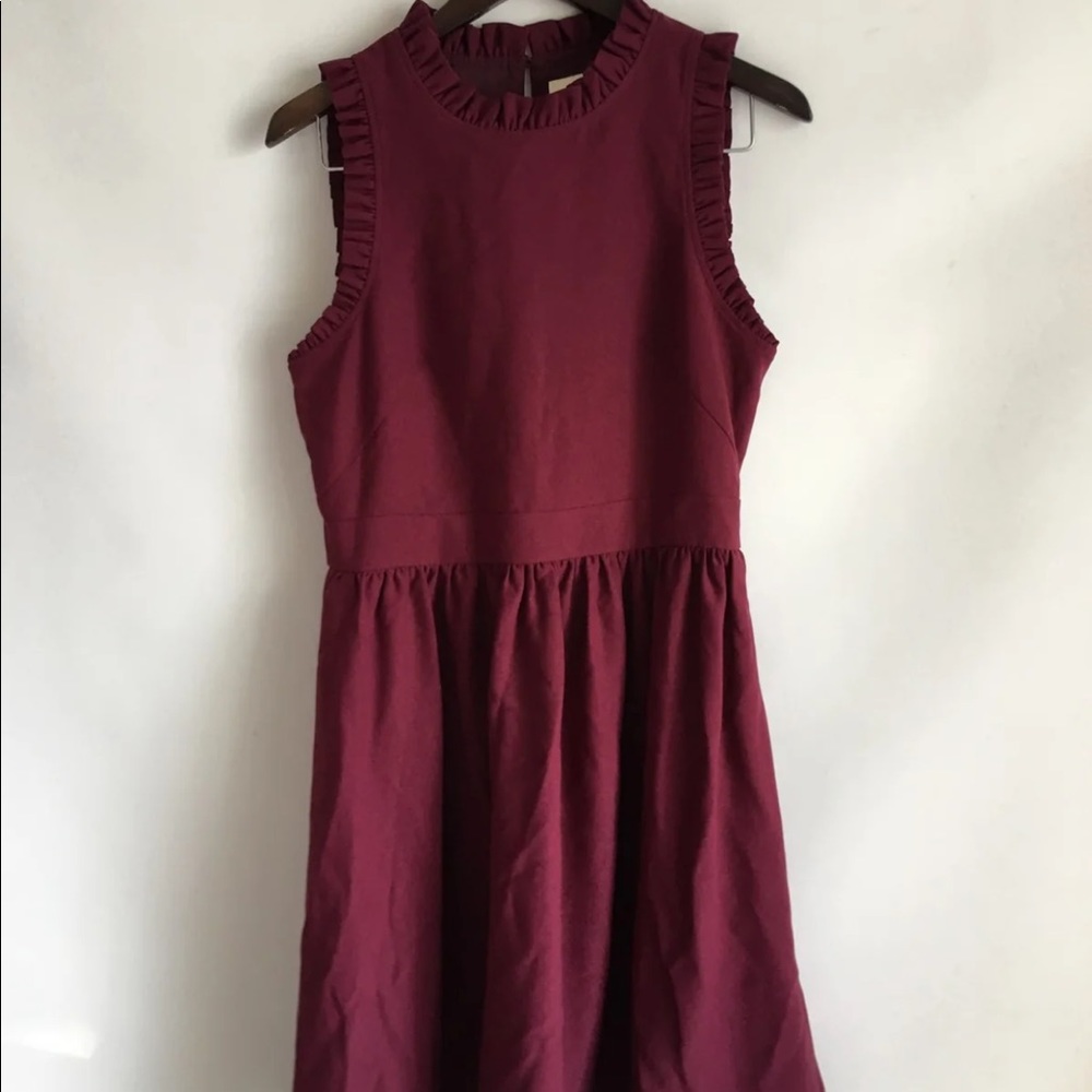 Burgundy Dress by Kate Spade